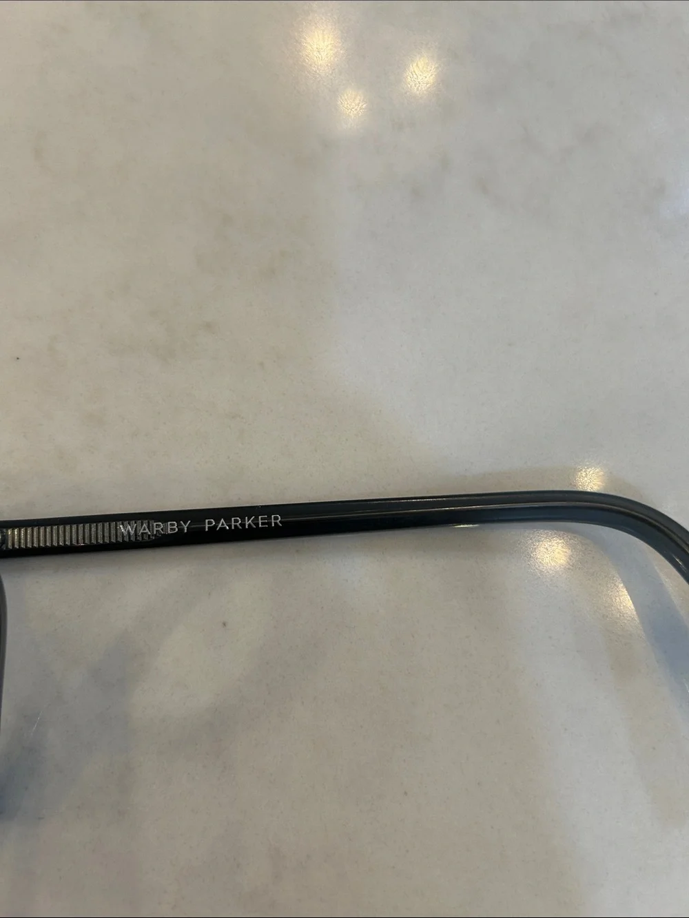 Women’s Warby Parker Blue Gray Round Prescription Glasses with case